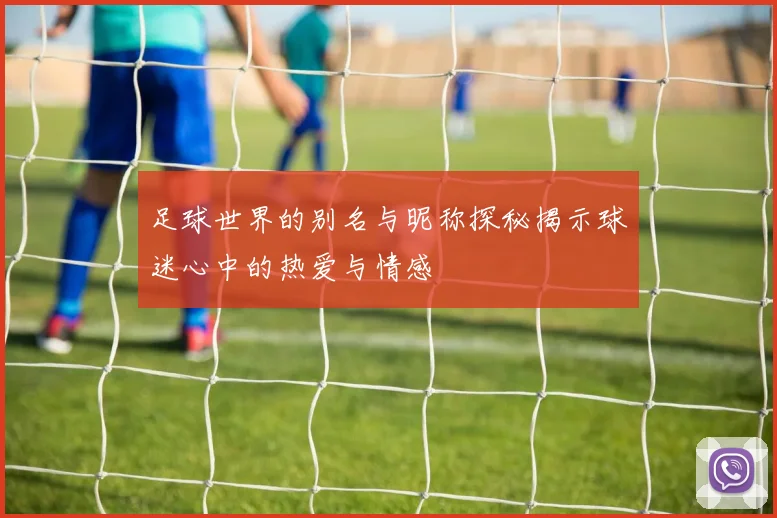 足球世界的别名与昵称探秘揭示球迷心中的热爱与情感